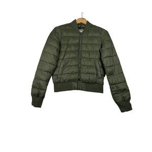 Garage Puffer‎ Jacket sz XS Green